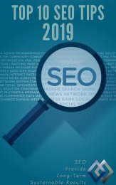 Top 10 SEO Tips 2019