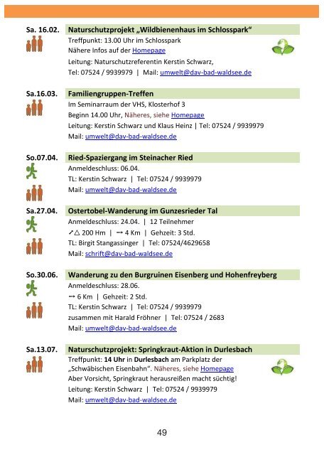 DAV Jahresprogramm 2019 für E-Paper