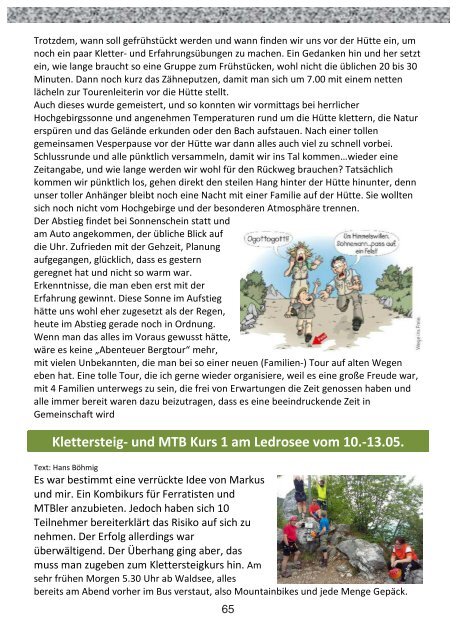 DAV Jahresprogramm 2019 für E-Paper