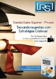 Gestão do Ensino Superior - Privado  Inovando na gestão com Estratégias  Criativas