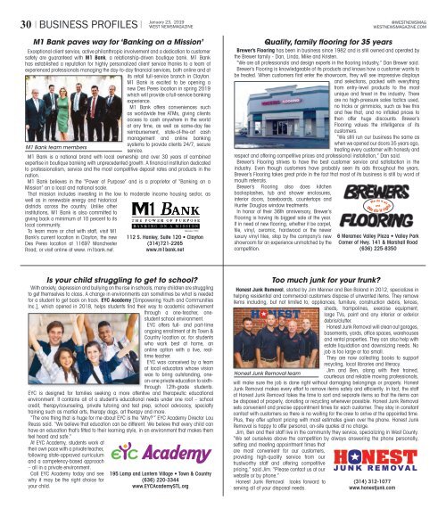 West Newsmagazine 1-23-19