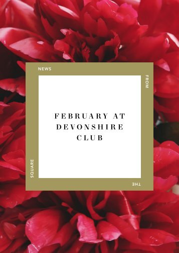 February at Devonshire Club