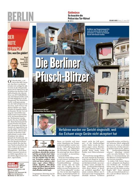 Berliner Kurier 21.01.2019