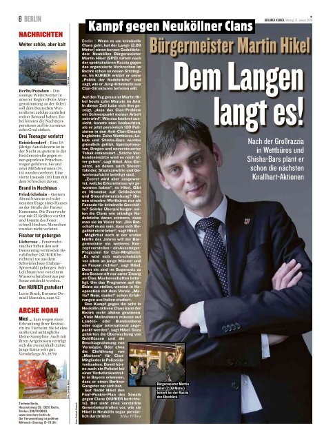 Berliner Kurier 21.01.2019