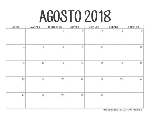 agosto, 2018