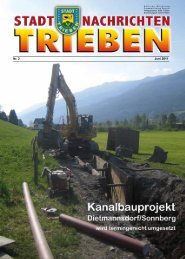 Nr. 2 Juni 2011 - Stadtgemeinde Trieben