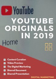 YOUTUBE ORIGINALS IN 2019