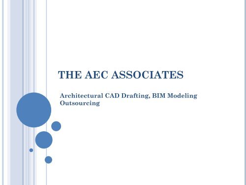 Architectural CAD Drafting and Architectural BIM Outsourcing Services
