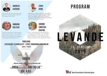 brosjyre LEVANDE