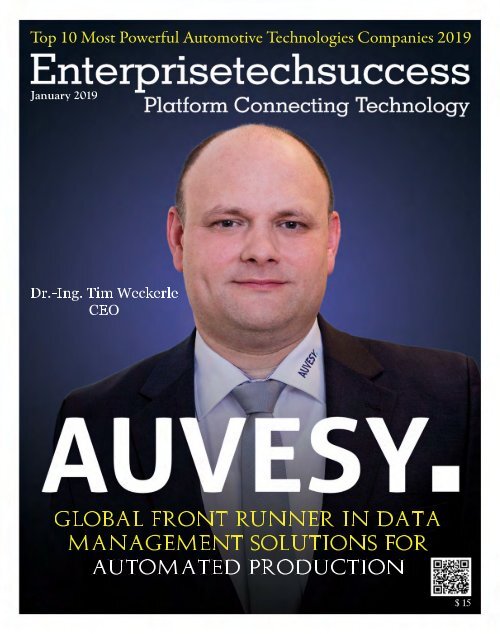 2019-01 AUVESY: Global Front Runner in Data Management Solutions