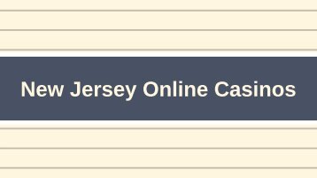 New Jersey Online Casinos