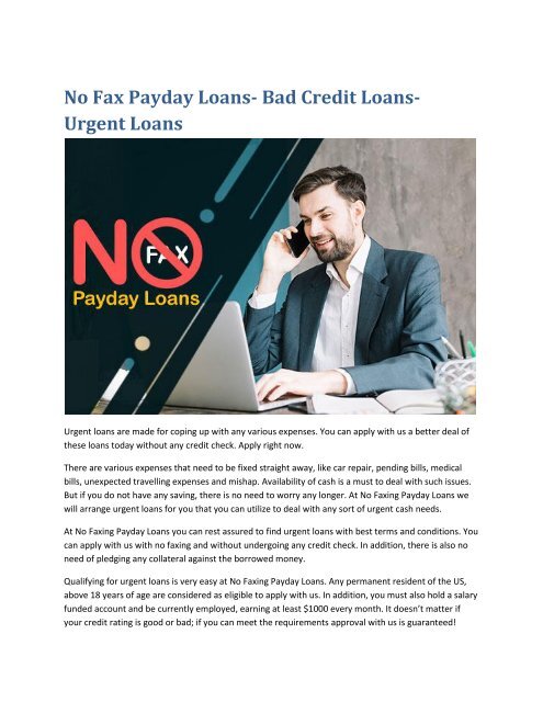 payday loans