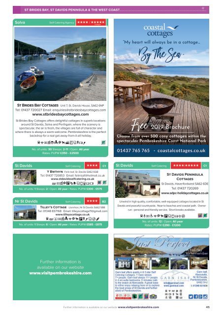 Visit Pembrokeshire 2019