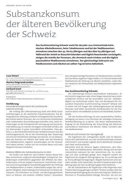 SuchtMagazin Nr. 2|2013 (Vol. 39)