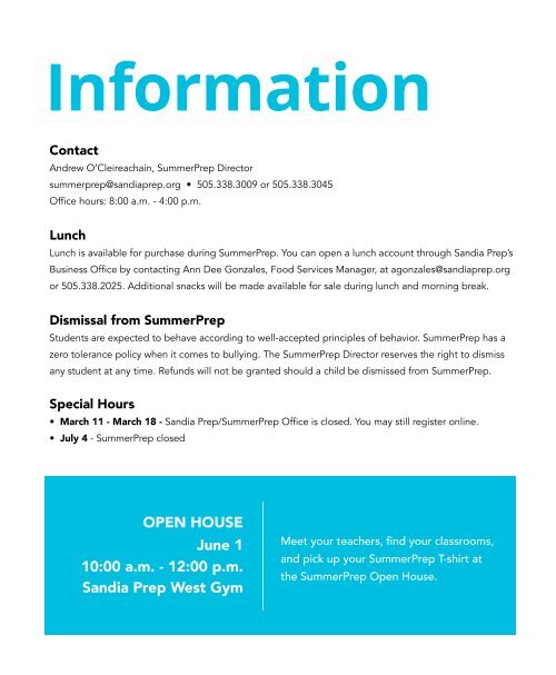 Register Information Regi