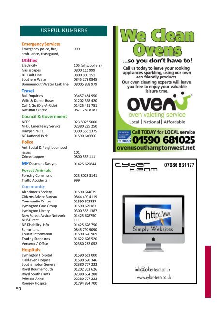 Lymington Directory Feb/Mar