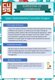 Surgeons of Cambridge #5 - Upper GI Surgeon