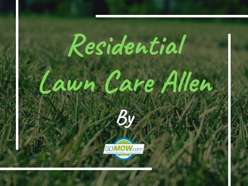 lawn care service in allen tx