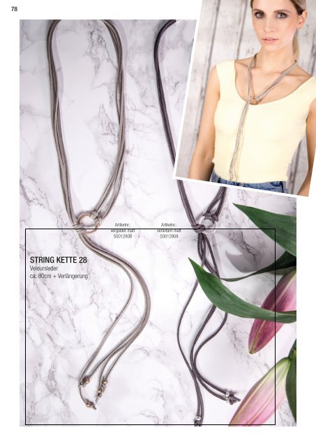 Sergio Engel jewellery Katalog Spring Summer 2019