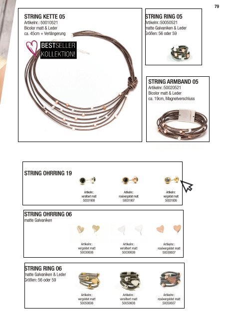 Sergio Engel jewellery Katalog Spring Summer 2019