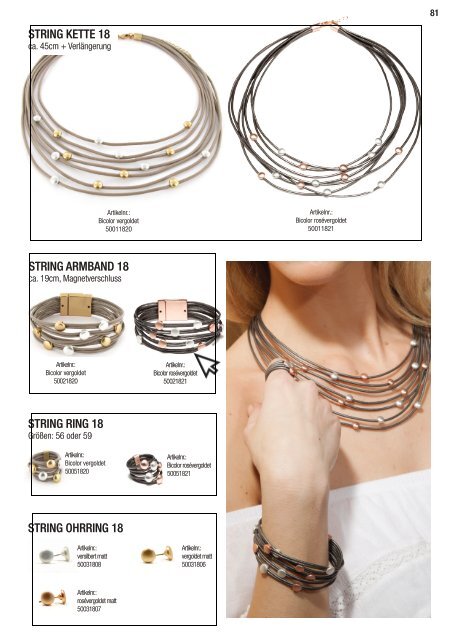 Sergio Engel jewellery Katalog Spring Summer 2019