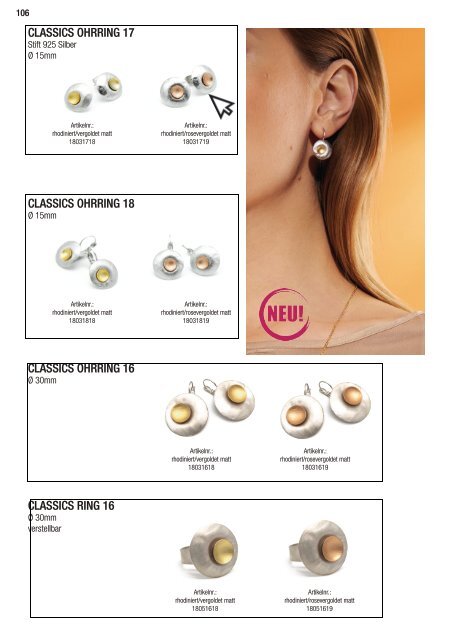 Sergio Engel jewellery Katalog Spring Summer 2019