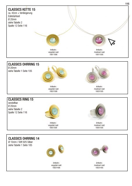 Sergio Engel jewellery Katalog Spring Summer 2019