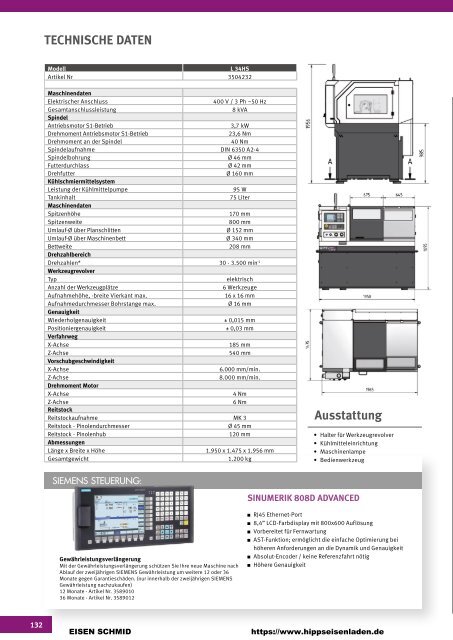 CNC Maschinen von Optimum.