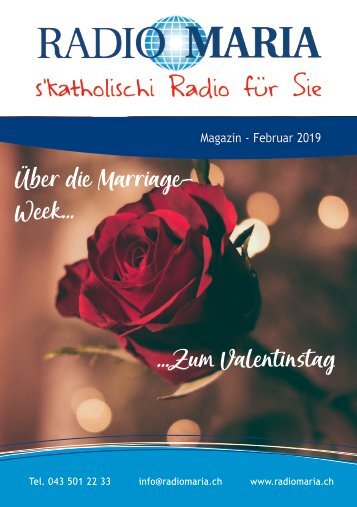 Radio Maria Magazin - Februar 2019