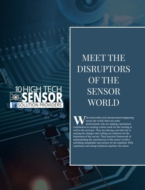 The 10 High Tech Sensor Solution Providers