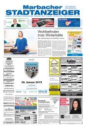 Marbacher Stadtanzeiger KW 4/2019