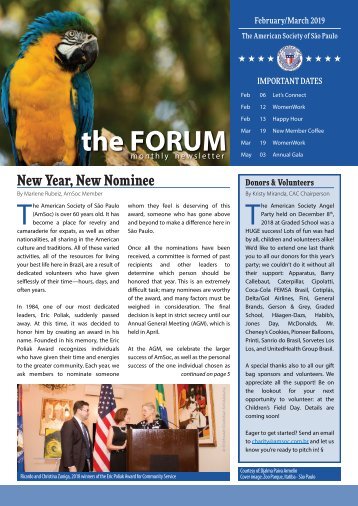 February/March 2019 FORUM