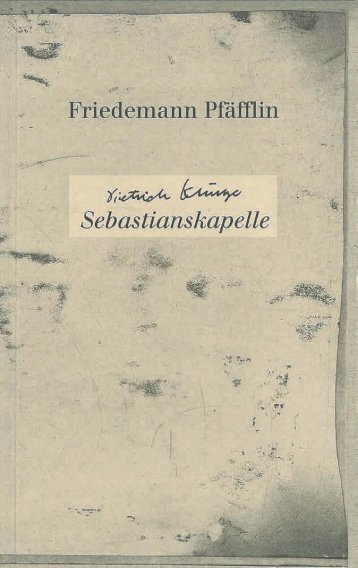 Friedemann Pfäfflin - Sebastiankapelle