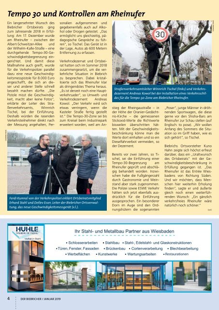 DER BIEBRICHER, Nr. 326, Januar 2019