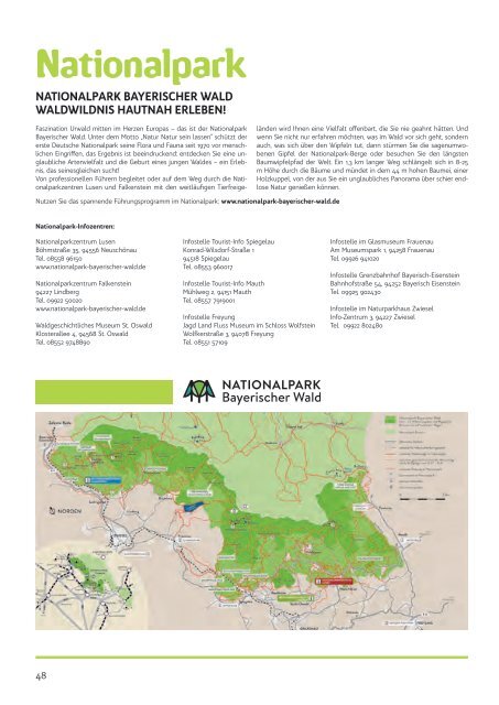 Wandermagazin Bayerischer Wald 2019