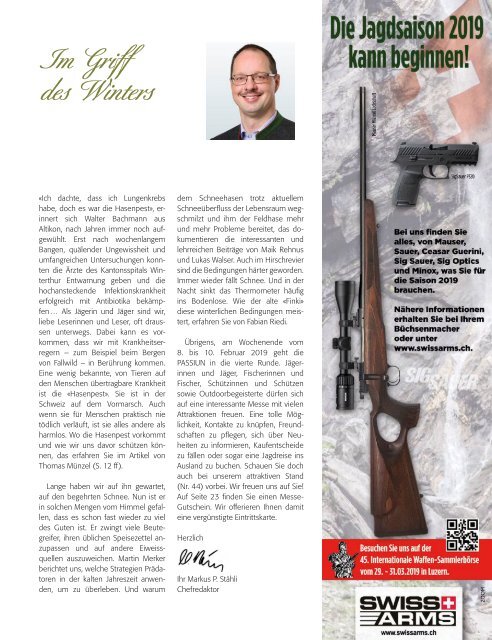 Jagd & Natur Ausgabe Februar 2019 | Vorschau