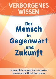 Der Mensch in Gegenwart und Zukunft – Verborgenes Wissen (Leseprobe)