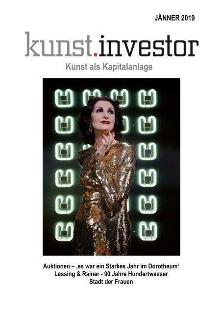 KUNSTINVESTOR AUSGABE JÄNNER 2019