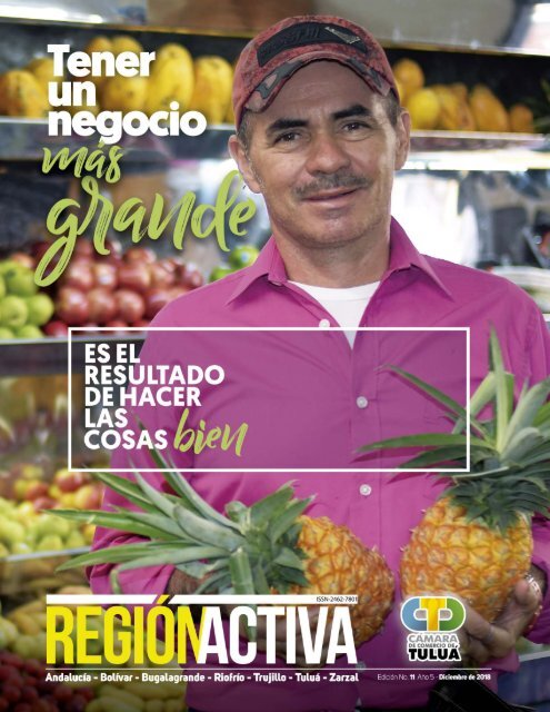 REVISTA REGIÓN ACTIVA EDICIÓN 11 - DICIEMBRE 2018