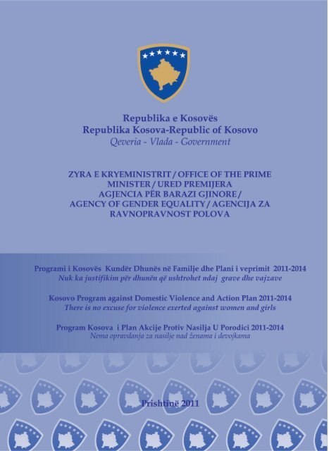 Programi i Kosovës Kundër Dhunës në Familje dhe - Republika e ...