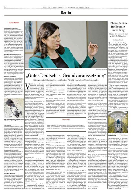 Berliner Zeitung 23.01.2019