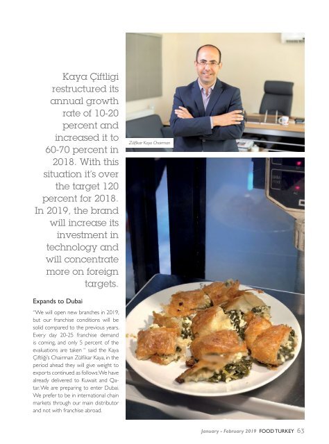 Food Turkey International Food Magazine January 2019