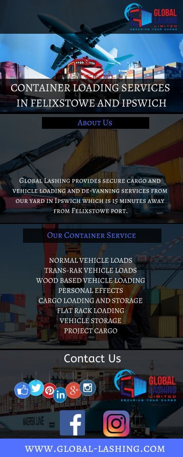 Cargo and Vehicle Loading Services | Global Lashing