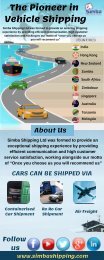 The Pioneer in Vehicle Shipping | Simba Shipping