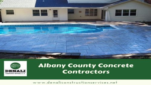 Albany County Concrete Contractors