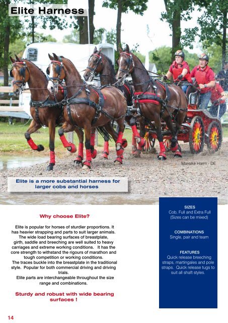 Zilco Carriage Driving Brochure - Vol 7 - January 2019