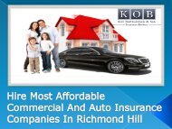 Hire Most Affordable Commercial And Auto Insurance Companies In Richmond Hill-converted