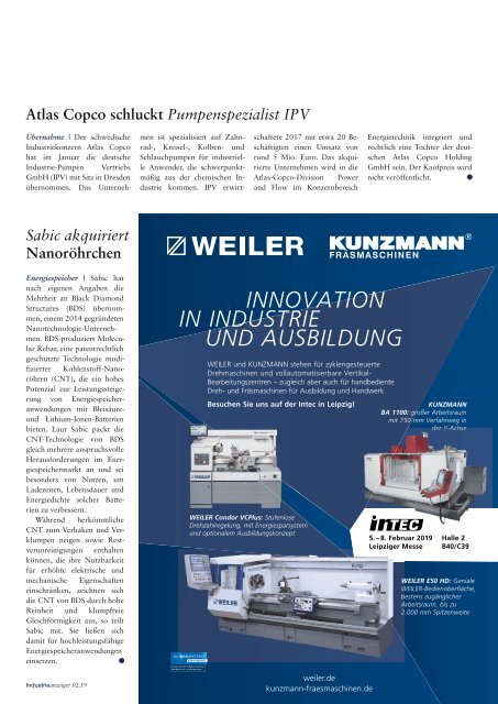 Industrieanzeiger 02.2019