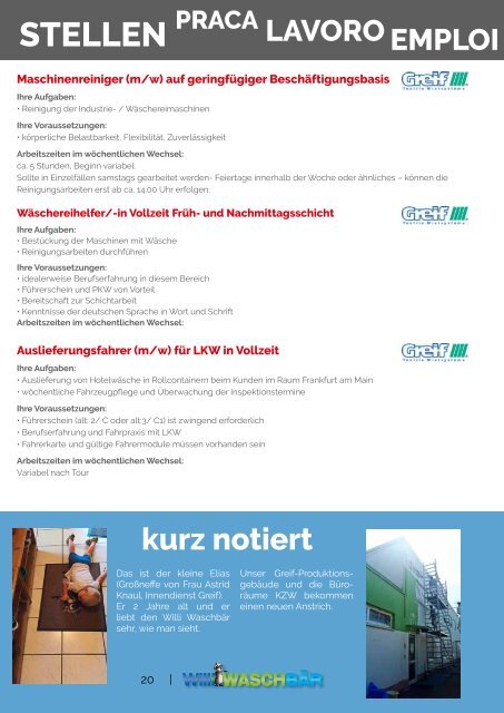 Willi Waschbär - Ausgabe September 2018