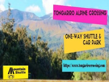 Tongariro Alpine Crossing One Way Shuttle